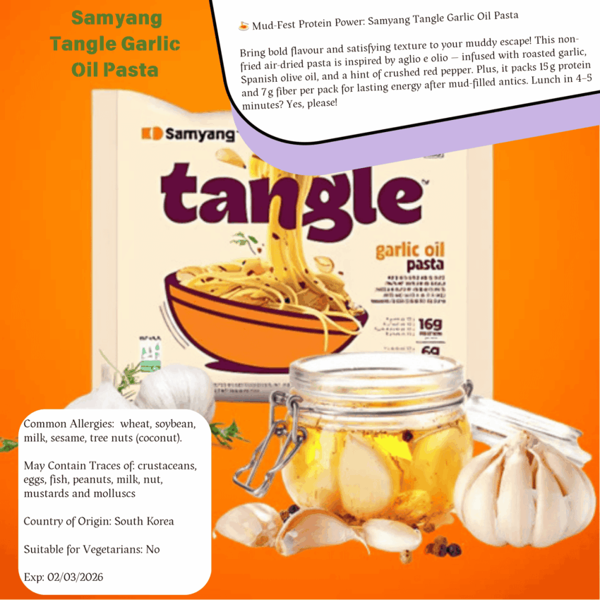 Article about Samyang Tangle Garlic Pasta
