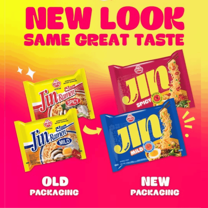 New Ottogi Jin Ramen packaging