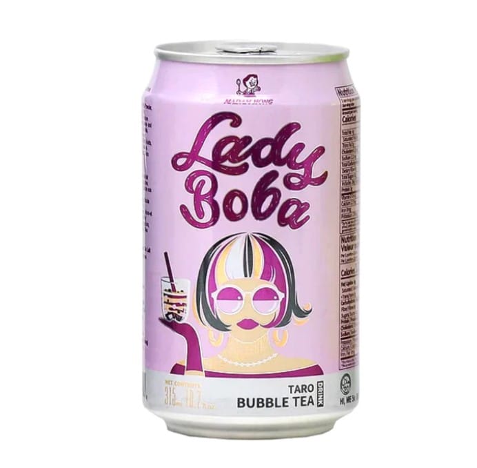 Bubble Tea Lady Boba Taro 315ml Madam Hong - Empório Daruma